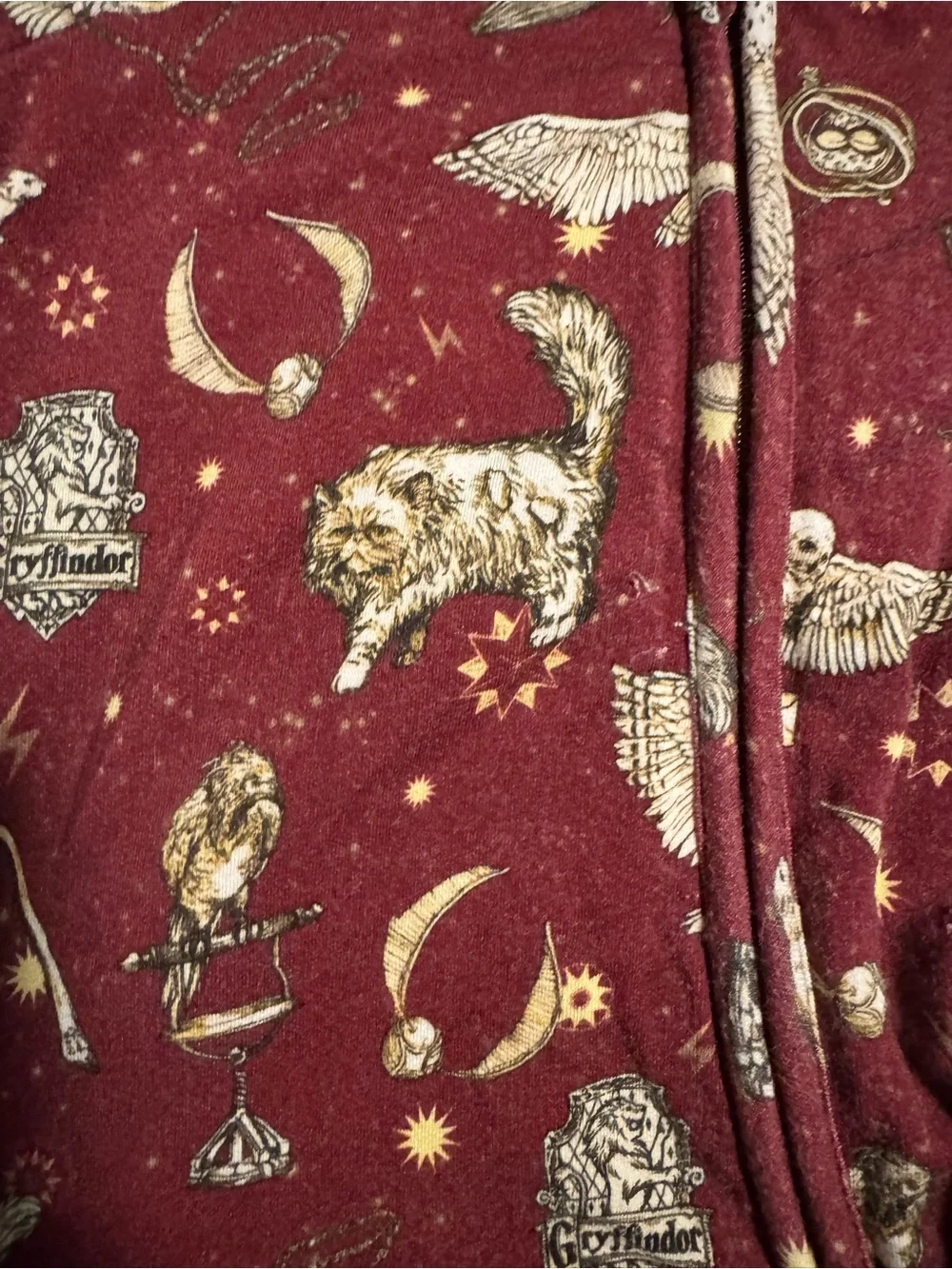 TWO Posh Peanut Hooded One-Piece Bamboo Rompers in Gryffindor & Slytherin